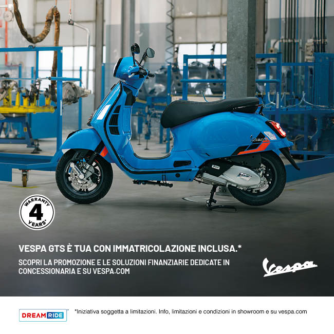 PROMOZIONE VESPA GTS 125/310 e GTV E5+ 