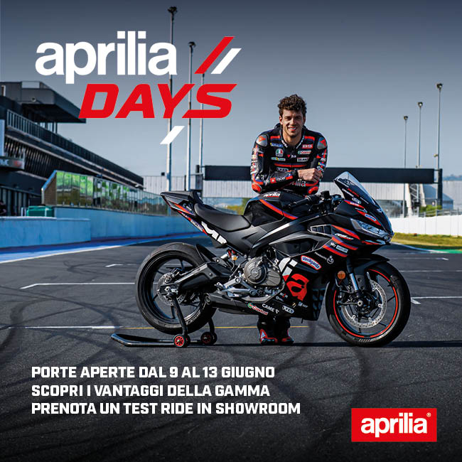 PORTE APERTE DAL 09 AL 13 GIUGNO  - APRILIA DAYS