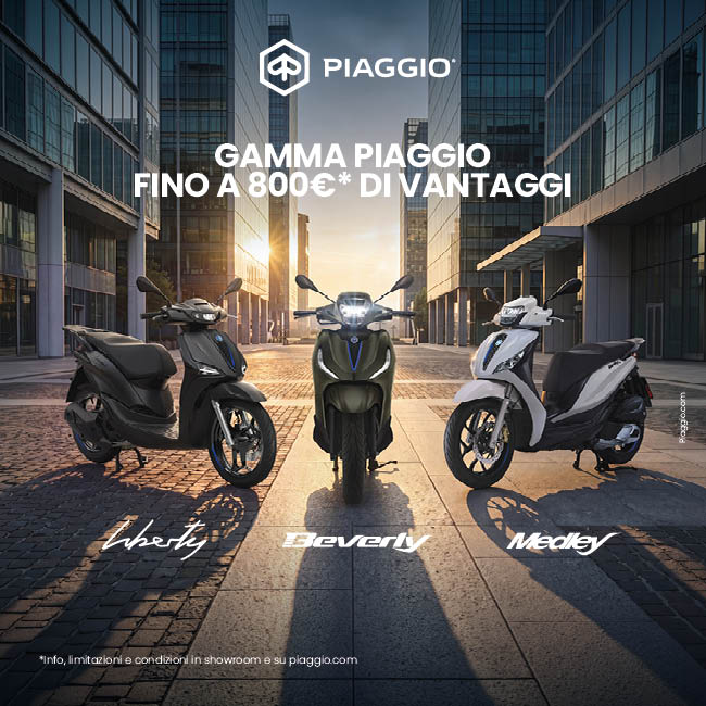 PROMOZIONI GAMMA PIAGGIO 