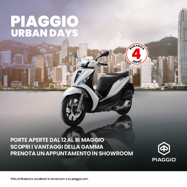 PORTE APERTE DAL 12 AL 16 MAGGIO - PIAGGIO DAYS