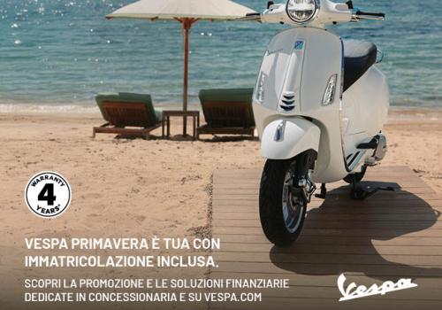 PROMOZIONE VESPA  PRIMAVERA/SPRINT E5+